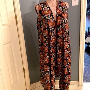 LuLaRoe long vest size medium